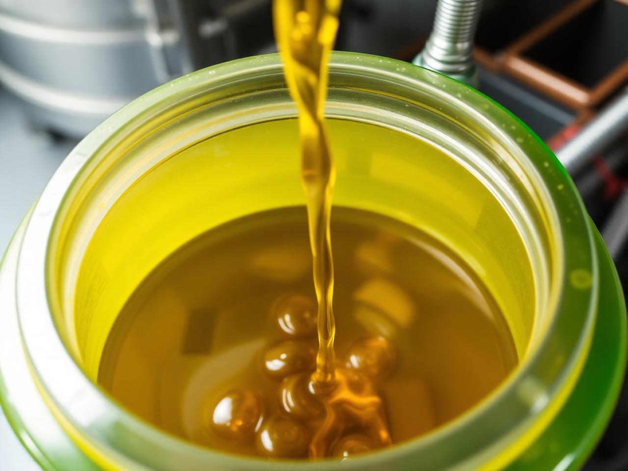 Used cooking oil being recycled into renewable products